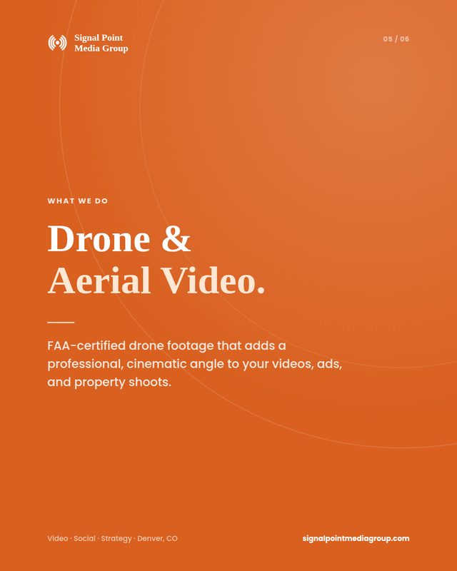 Recent drone & aerial post